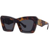 Loewe Anagram Havana Cat Eye Sunglasses ONE SIZE (52) Havana/Siva Cene