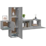  3-dijelni set TV ormarića boja hrasta sonome konstruirano drvo | shoptok.hr