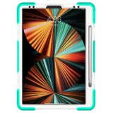 NIKCORP Ovitek za iPad Air 5 / Air 4 10.9 s stojalom 360, ročajem in mestom za pisalo, odporen na udarce, trislojna zaščita, mentol, (5000139214) | Shoptok.si