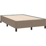 vidaXL Box spring postelja z vzmetnico taupe 120x190 cm blago, (21111387) | Shoptok.si