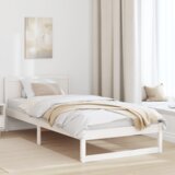 vidaXL okvir kreveta Bijeli Drvo 90 x 200 cm | shoptok.hr