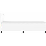  Krevet s opruga kutije Bijelo 90 x 190 cm Umjetna koža | shoptok.hr