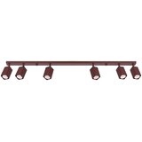 Sollux Lighting Stropna svetilka RAYO 6L rjava, (5000499761) | Shoptok.si