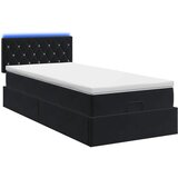  od pjene s madracem i LED-om Crna 80 x 200 cm Baršun | shoptok.hr