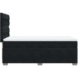 vidaXL box spring krevet s madracem crni 100x200 cm baršunasti | shoptok.hr