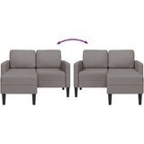 SOFA 2-sjed s ležaljkom u obliku slova L Taupe 125 cm tkanina | shoptok.hr