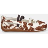 Puma Usnjene balerinke Speedcat Ballet Cow Wns bež barva, 407787 | Shoptok.si