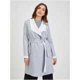 Orsay Light grey Ladies Cardigan with Tie - Ladies Cene