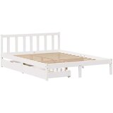 vidaXL Okvir kreveta bez madraca bijeli 120 x 190 cm masivna borovina | shoptok.hr