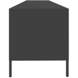 TV ormarić crni 202x39x43,5 cm hladno valjani čelik | shoptok.hr