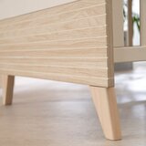 Roba Bež otroška posteljica z nastavljivo višino 70x140 cm Sidney – | Shoptok.si