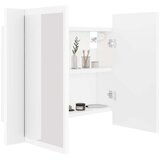 vidaXL LED kupaonski ormarić s ogledalom bijeli 60 x 12 x 45 cm | shoptok.hr