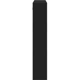  Zidni ormarić crni 80 x 15 x 80 cm od konstruiranog drva | shoptok.hr