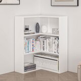 Hanah home polica za knjige Adel 2 Shelf Corner, 60×60 cm, bela Cene