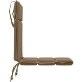  Jastučić za nisku stolicu GEMERT 4 kom. 100% poliester - Taupe (melange) 110 x 50 x 3 cm 4 | shoptok.hr