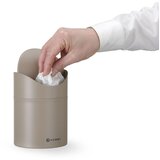 Hendi stona kanta za otpatke sa ljuljajućim poklopcem, 1,2L, bež, ⌀120x(H)165mm | Eponuda.com