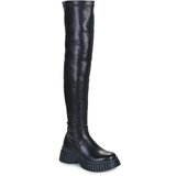 Exé Shoes Visoki škornji W3611-R6296-PU-BLACK Črna Cene