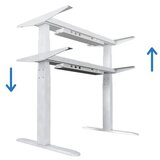 Uvi Desk električno nastavljivi okvir - bel | Shoptok.si