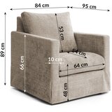 Ropez Bež prevleka 84 cm Paphos – | Shoptok.si