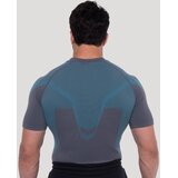 GymBeam OG1 Seamless T-shirt Grey/Blue L | Eponuda.com