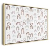  Slika - Rainbows After the Storm - Rainbows of Various Sizes in Pastel Hues Among Rain Clouds in a Gray-Blue Shade 90x60 U priro | shoptok.hr