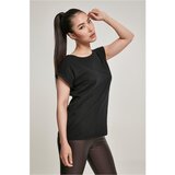 Urban Classics Women's Organic T-Shirt with Extended Shoulder Black