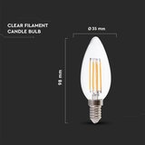  led sijalica filament E14/4W/230V 6500K | Eponuda.com