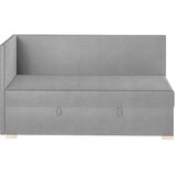 Ghado Sivi kutni dječji krevet s prostorom za odlaganje s madracem 90x200 cm Flexi - | shoptok.hr