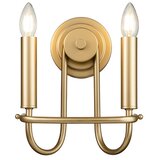  Kichler KL-CAPITOL-HILL2-PNBR - Zidna svetiljka CAPITOL HILL 2xE14/40W/230V zlatna | Eponuda.com