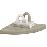  Plutajuća kutna polica boja hrasta 35 x 35 x 3,8 cm MDF | shoptok.hr