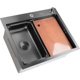 Sandonna handmade sudopera hd 6050R 600X500/230 mm crna Cene