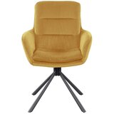 Livetastic Naslanjač Cord, Zlata, Vrtljiv | Shoptok.si