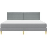  Krevetna konstrukcija Svijetlo siva 200 x 200 cm Poliester | shoptok.hr