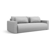 Cosmopolitan Design Svetlo siva raztegljiva sedežna garnitura s prostorom za shranjevanje 238 cm Belfast – | Shoptok.si