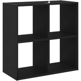 vidaXL Polica Crni hrast 68 5x32x68 5 cm Konstruirano drvo | shoptok.hr
