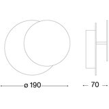 Ideal Lux led zidno svetlo tick LED/7,5W/230V zlatna | Eponuda.com