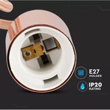  visilica na lanku 1xE27/60W/230V roze zlato | Eponuda.com