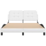  Okvir za krevet bez madraca Zadar bijeli 140x190 cm od umjetne kože | shoptok.hr