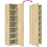 vidaXL Visoka komoda hrasta sonome 45x42,5x185cm od konstruiranog drva | shoptok.hr