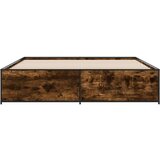 vidaXL Okvir kreveta boja hrasta 180x20 cm konstruirano drvo i metal | shoptok.hr