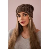 Kesi marka niezdefiniowana Cap with fleece Sonia K201 brown