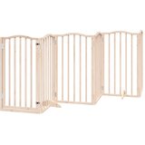  Vrata za pse s vratašcima 15 panela sklopiva 750 cm drvo topole | shoptok.hr