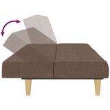  Dvosjed na razvlačenje od tkanine smeđe-sivi | shoptok.hr