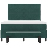  s opruga kutije Tamnozelena 200 x 140 cm Baršun | shoptok.hr