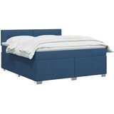  Boxspring krevet s madracem Plava 160 x 200 cm Tkanina | shoptok.hr