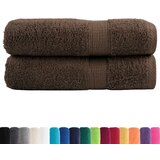 Premium ručnici za ruke SOLUND 2 kom. smeđi 50x100 cm 600 g/m² - Smeđa 50 x 100 cm 2 | shoptok.hr