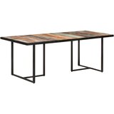 vidaXL Blagovaonski stol 200 cm od masivnog obnovljenog drva | shoptok.hr