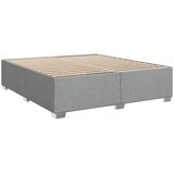  Okvir za krevet bez madraca svjetlosivi 200 x 200 cm od tkanine | shoptok.hr