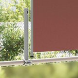  Uvlačiva bočna tenda za terasu 100 x 300 cm smeđa | shoptok.hr