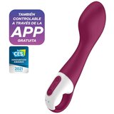 Satisfyer hot spot - vibrator g-točke na baterije, grijanje (crveni) cene